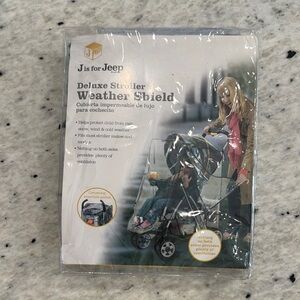 Jeep Deluxe Stroller Weather Shield - Clear